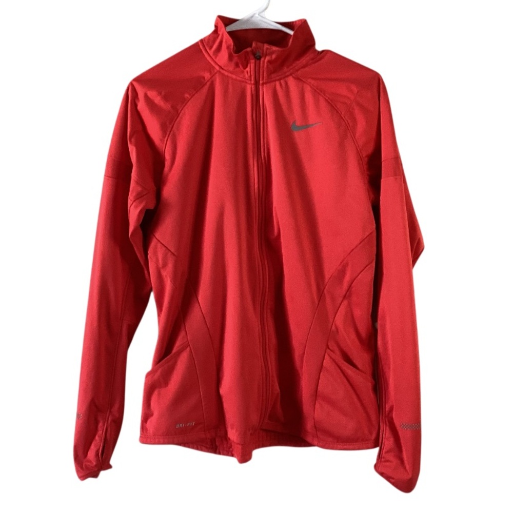 Nike DriFit Red Running Jacket Large